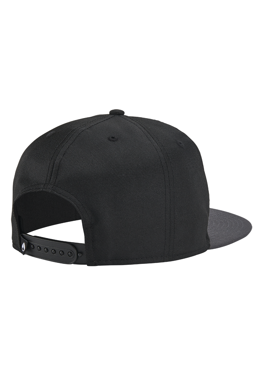 Society Snapback Hat Black Charcoal View 2