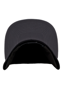 Society Snapback Hat Black Charcoal View 4