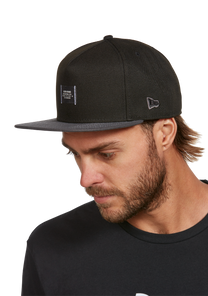 Society Snapback Hat Black Charcoal View 6