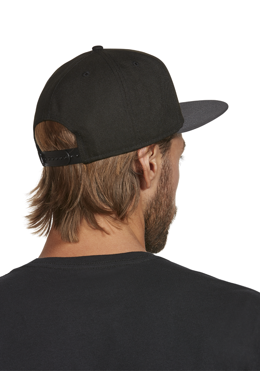 Society Snapback Hat Black Charcoal View 7