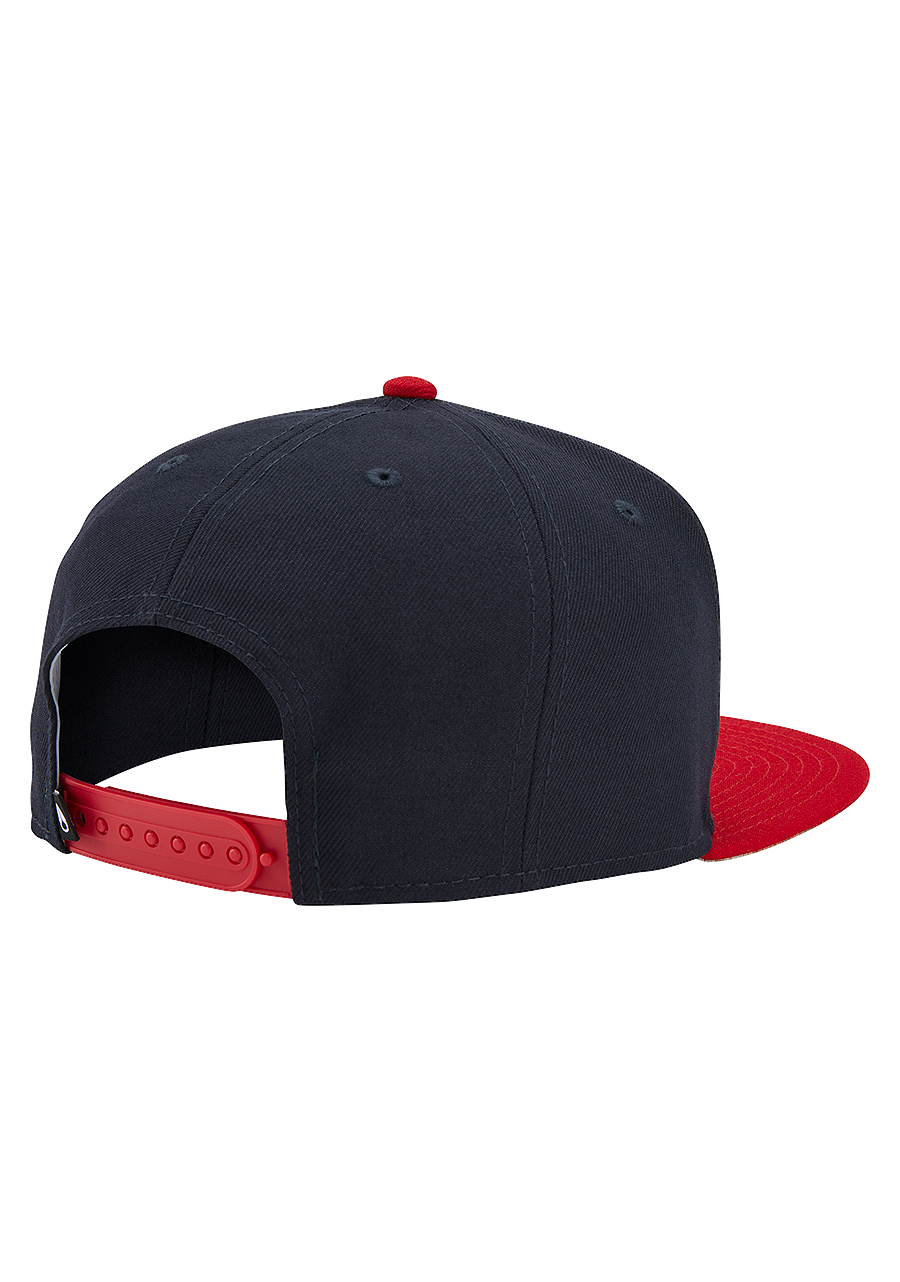 Society Snapback Hat Navy Red View 2