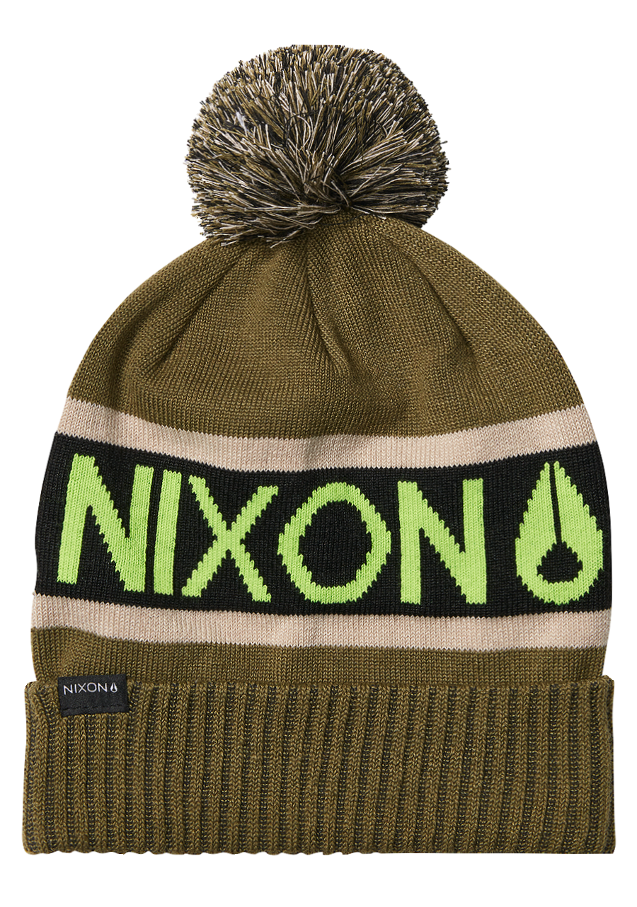 Teamster Beanie Olive Black View 1