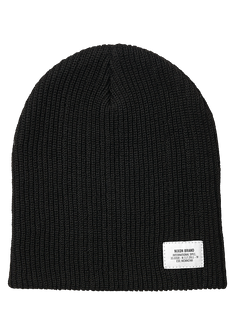 Compass Beanie Black