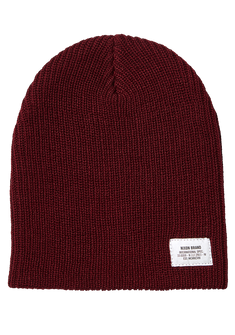 Compass Beanie Burgundy