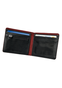 Showdown R Bi Fold Zip Wallet Burgundy View 2