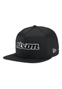 Ninetyeight Snapback Hat Black White View 1