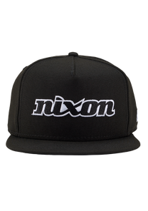 Ninetyeight Snapback Hat Black White View 3