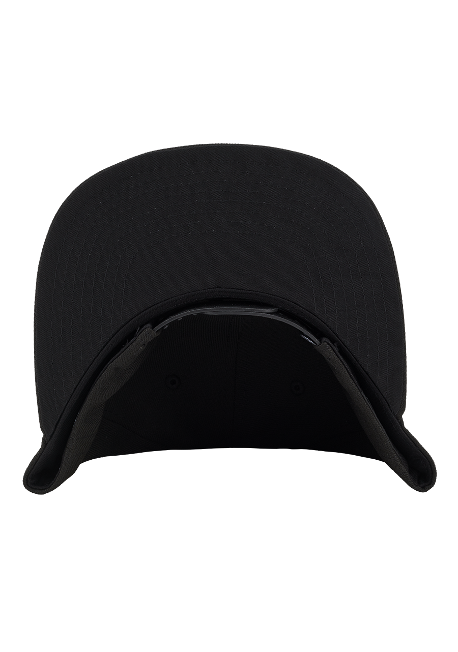 Ninetyeight Snapback Hat Black White View 4