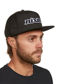 Ninetyeight Snapback Hat Black White View 6
