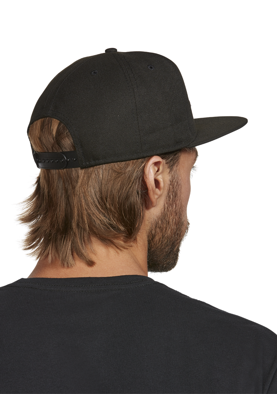 Ninetyeight Snapback Hat Black White View 7