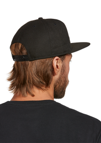 Ninetyeight Snapback Hat Black White View 7