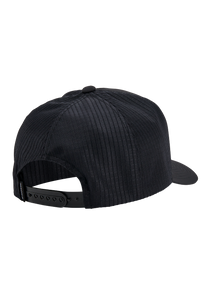 Frothy Snapback Hat Black White View 2