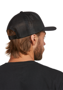 Frothy Snapback Hat Black White View 7