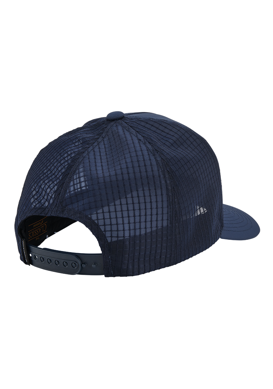 Frothy Snapback Hat Midnight Blue Dark Yellow View 2