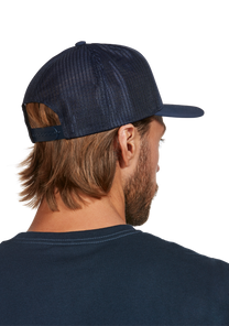 Frothy Snapback Hat Midnight Blue Dark Yellow View 7