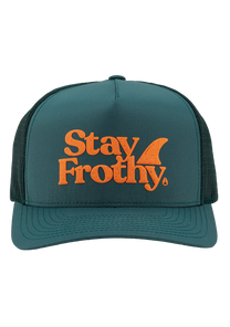 Frothy Snapback Hat Sage Orange View 3