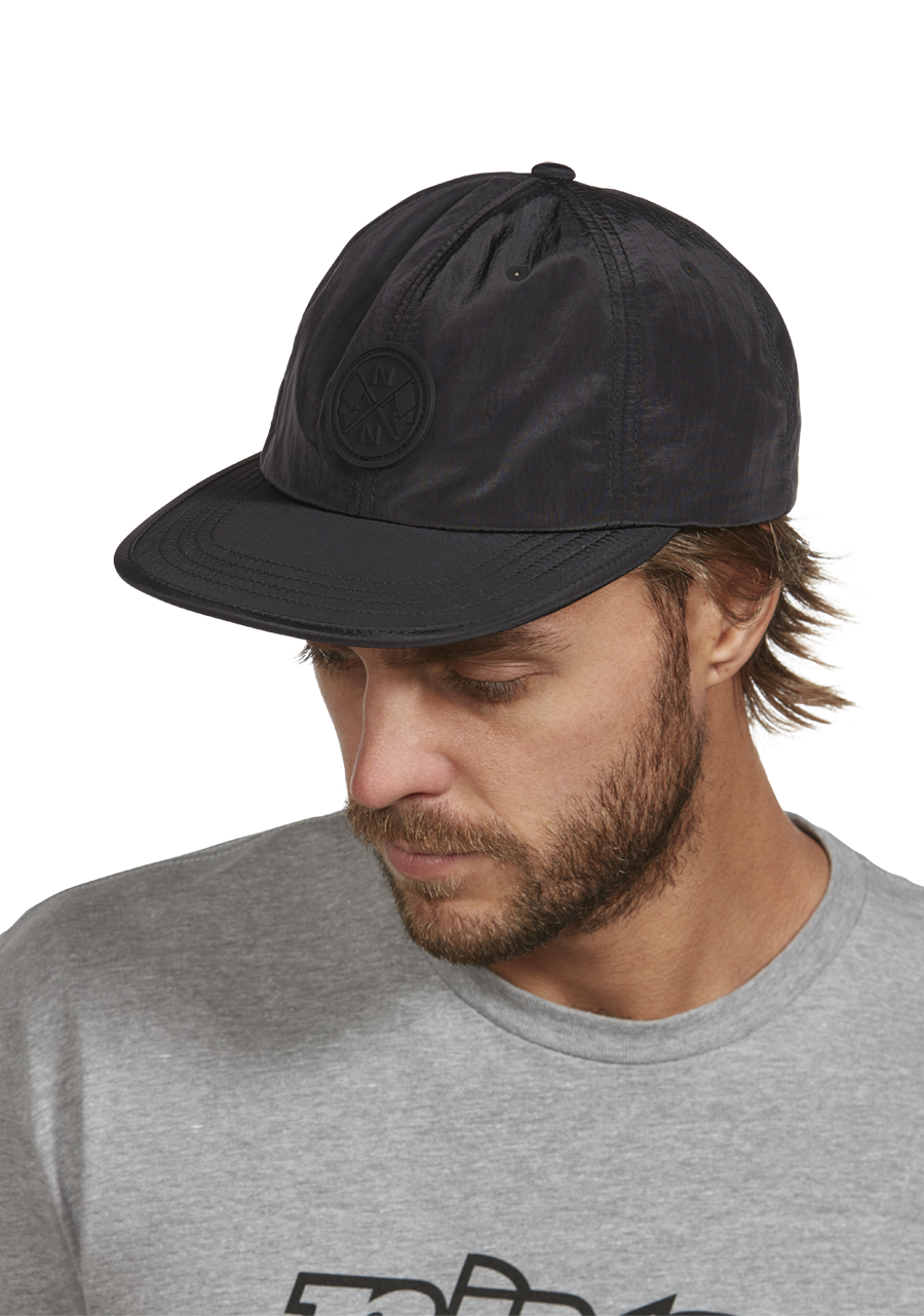 Flight Strapback Hat Black View 6