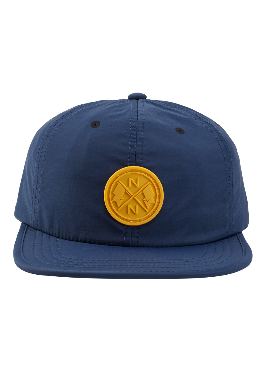 Flight Strapback Hat Midnight Blue Dark Yellow View 3
