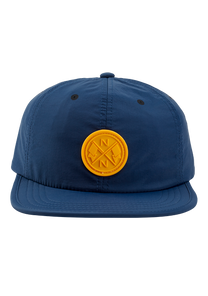 Flight Strapback Hat Midnight Blue Dark Yellow View 3