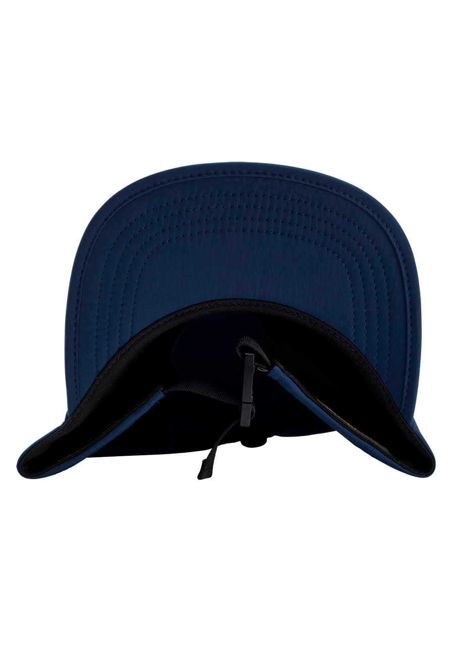 Flight Strapback Hat Midnight Blue Dark Yellow View 4