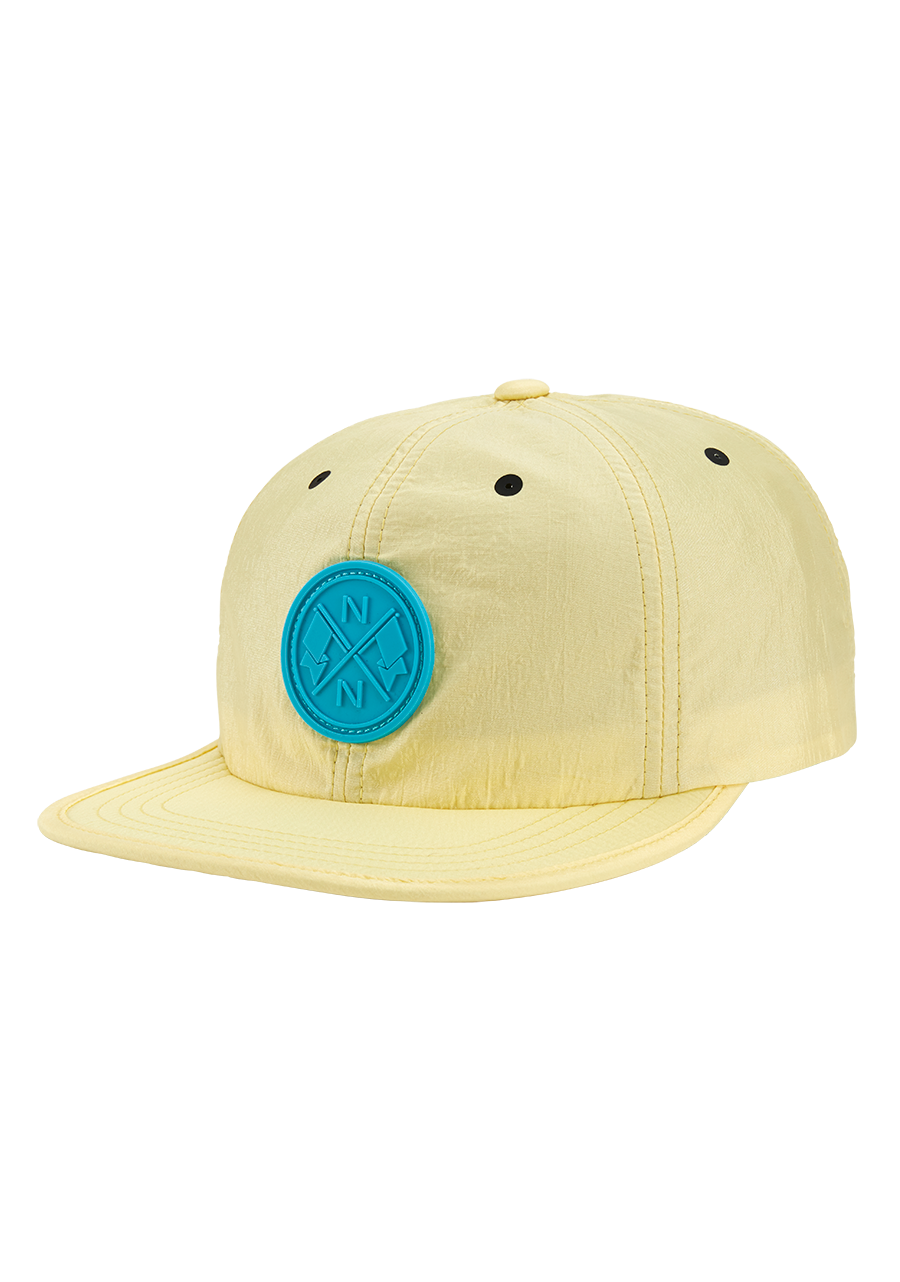 Flight Strapback Hat Light Yellow Aqua View 1
