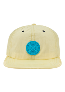 Flight Strapback Hat Light Yellow Aqua View 3