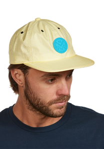 Flight Strapback Hat Light Yellow Aqua View 6