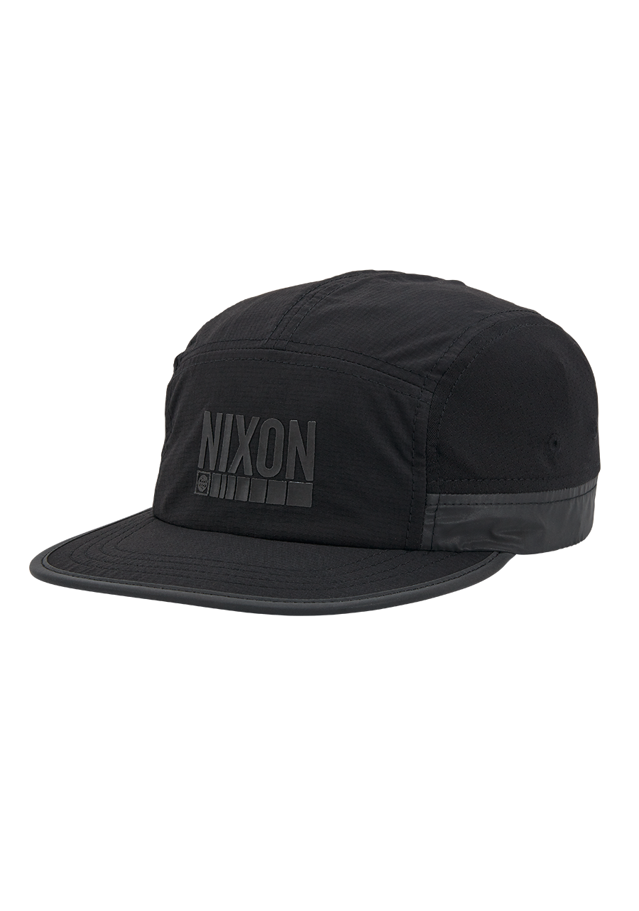 Night Runner Strapback Hat Black View 1