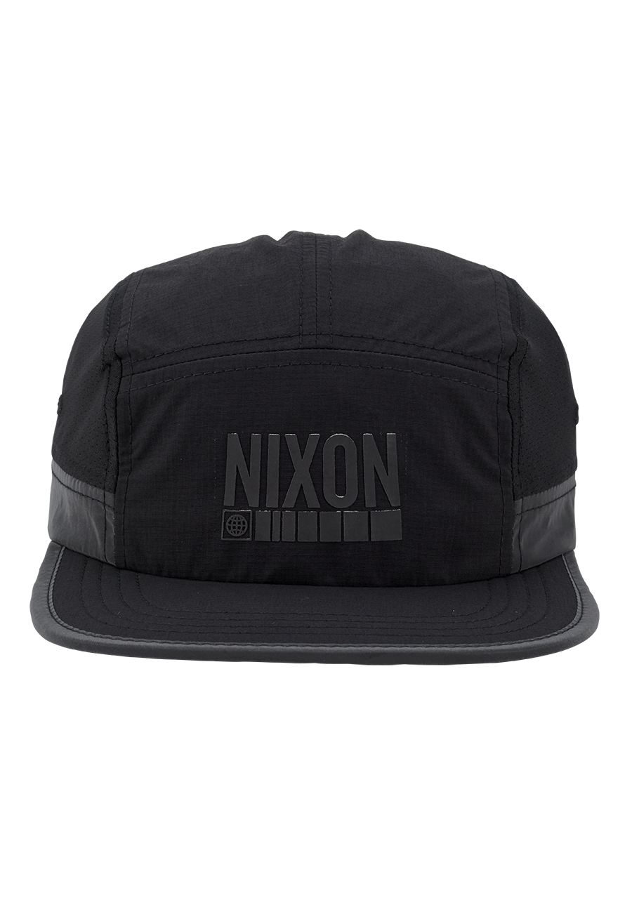 Night Runner Strapback Hat Black View 2