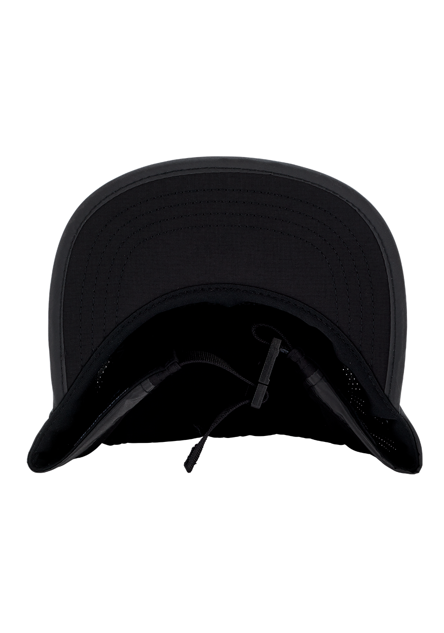 Night Runner Strapback Hat Black View 3