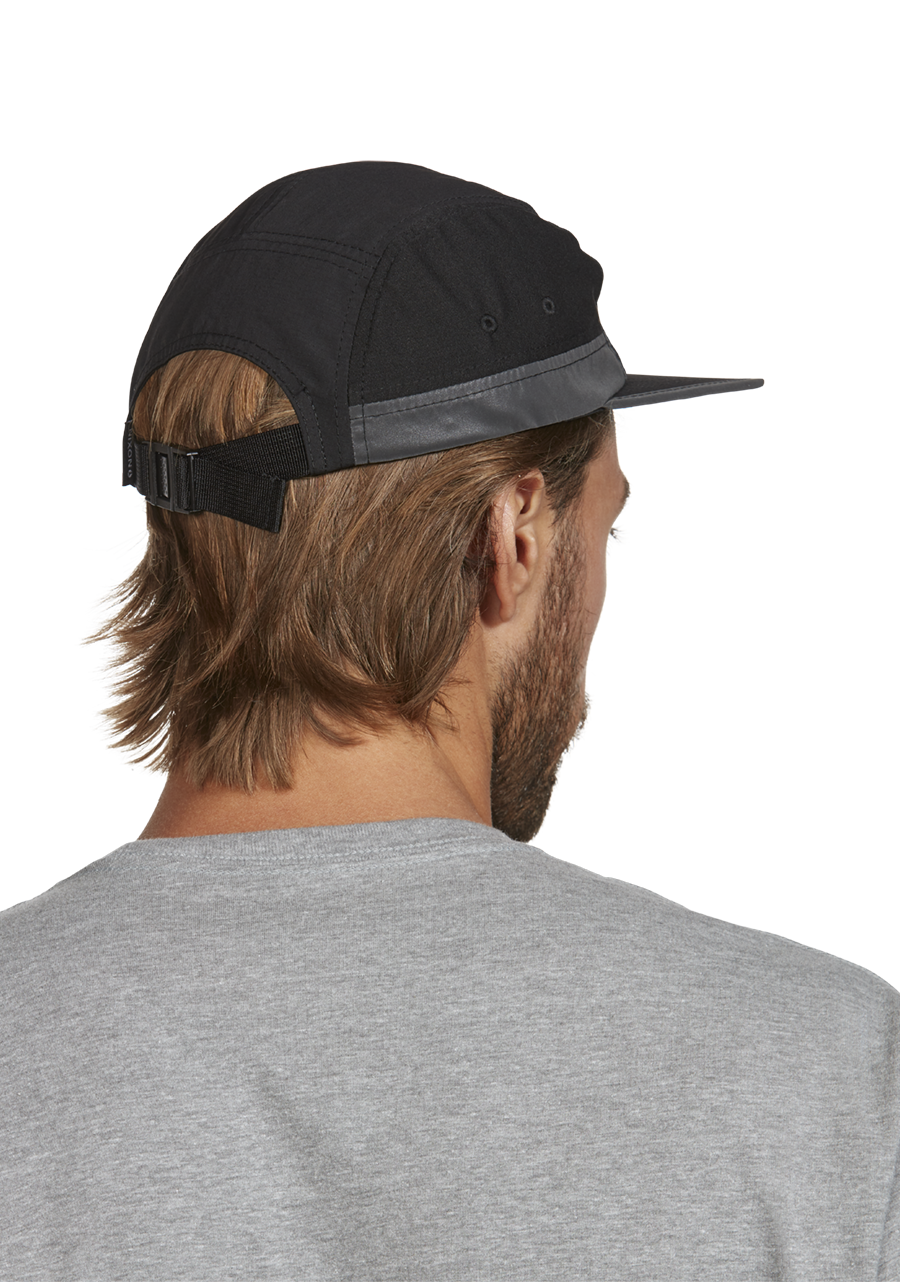 Night Runner Strapback Hat Black View 6