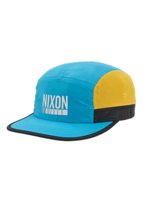 Night Runner Strapback Hat Aqua Yellow View 1