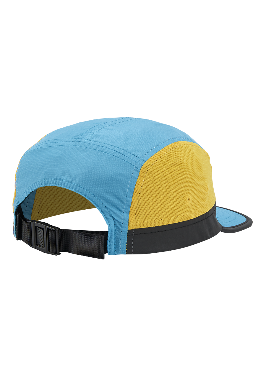 Night Runner Strapback Hat Aqua Yellow View 2