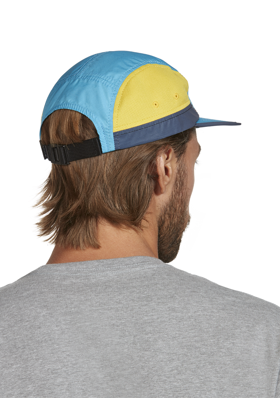 Night Runner Strapback Hat Aqua Yellow View 7