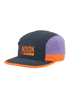Night Runner Strapback Hat Dark Slate / Plum