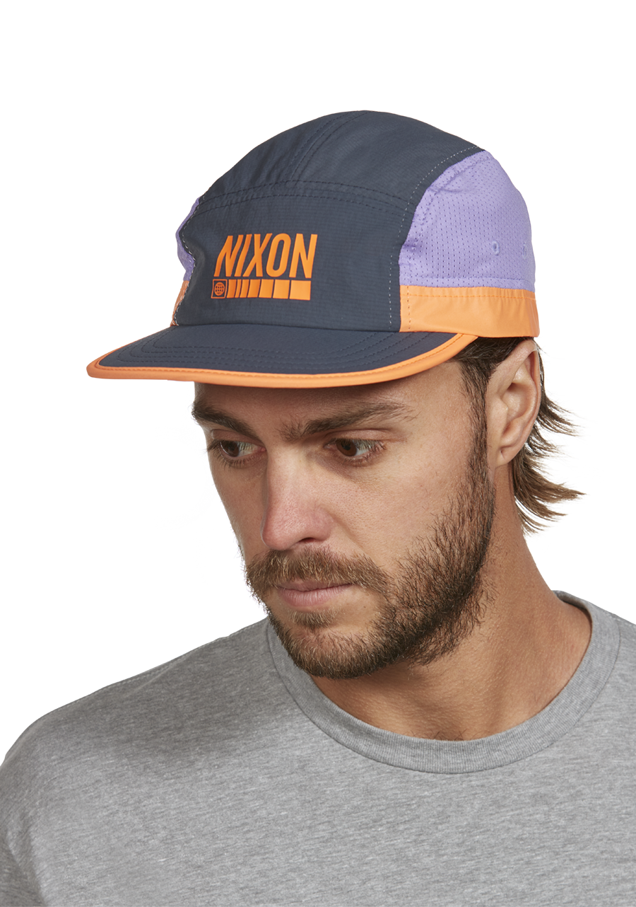 Night Runner Strapback Hat Dark Slate / Plum View 6