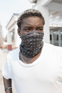 Silo Neck Gaiter Red / White View 5