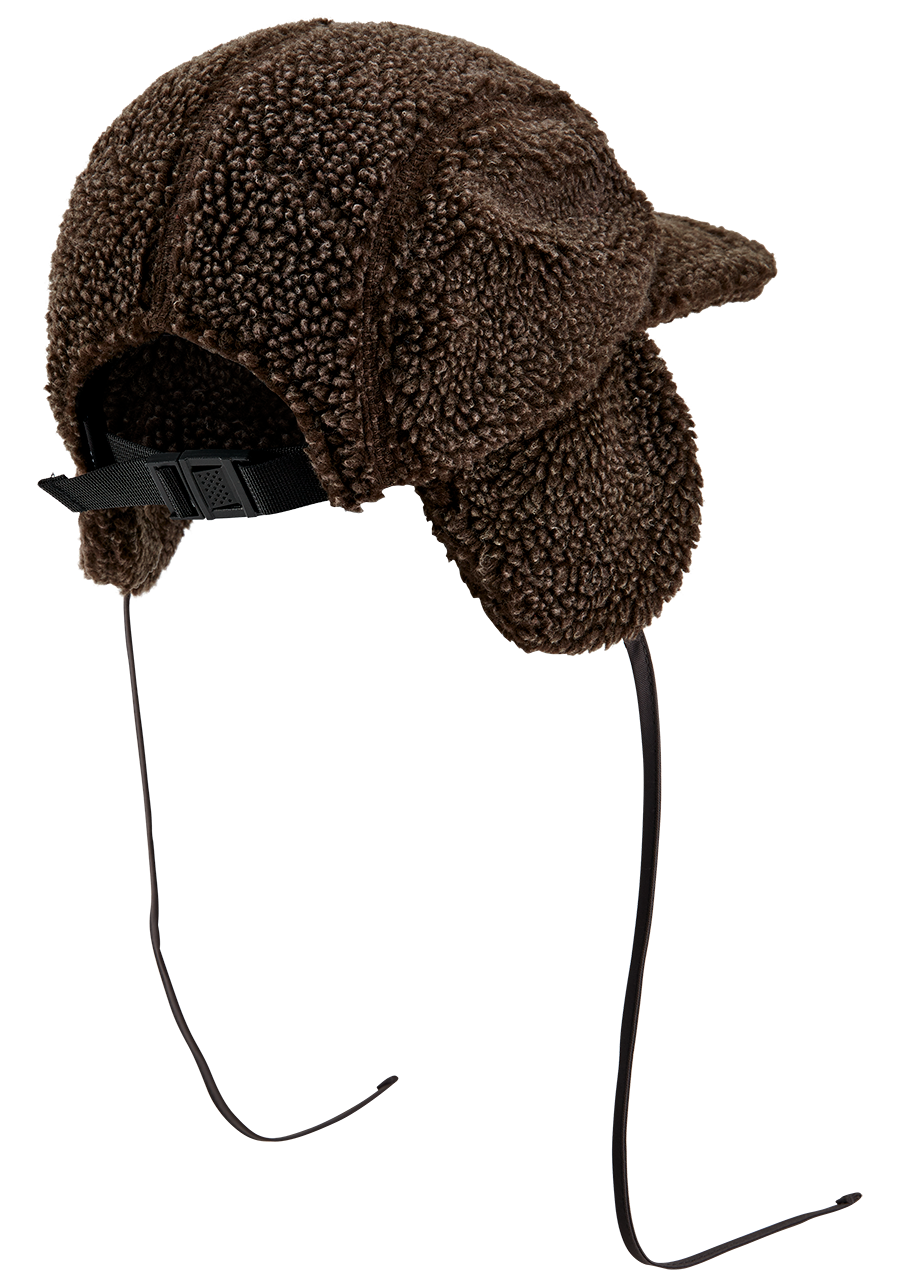 Babs Earflap Cap Charcoal View 2