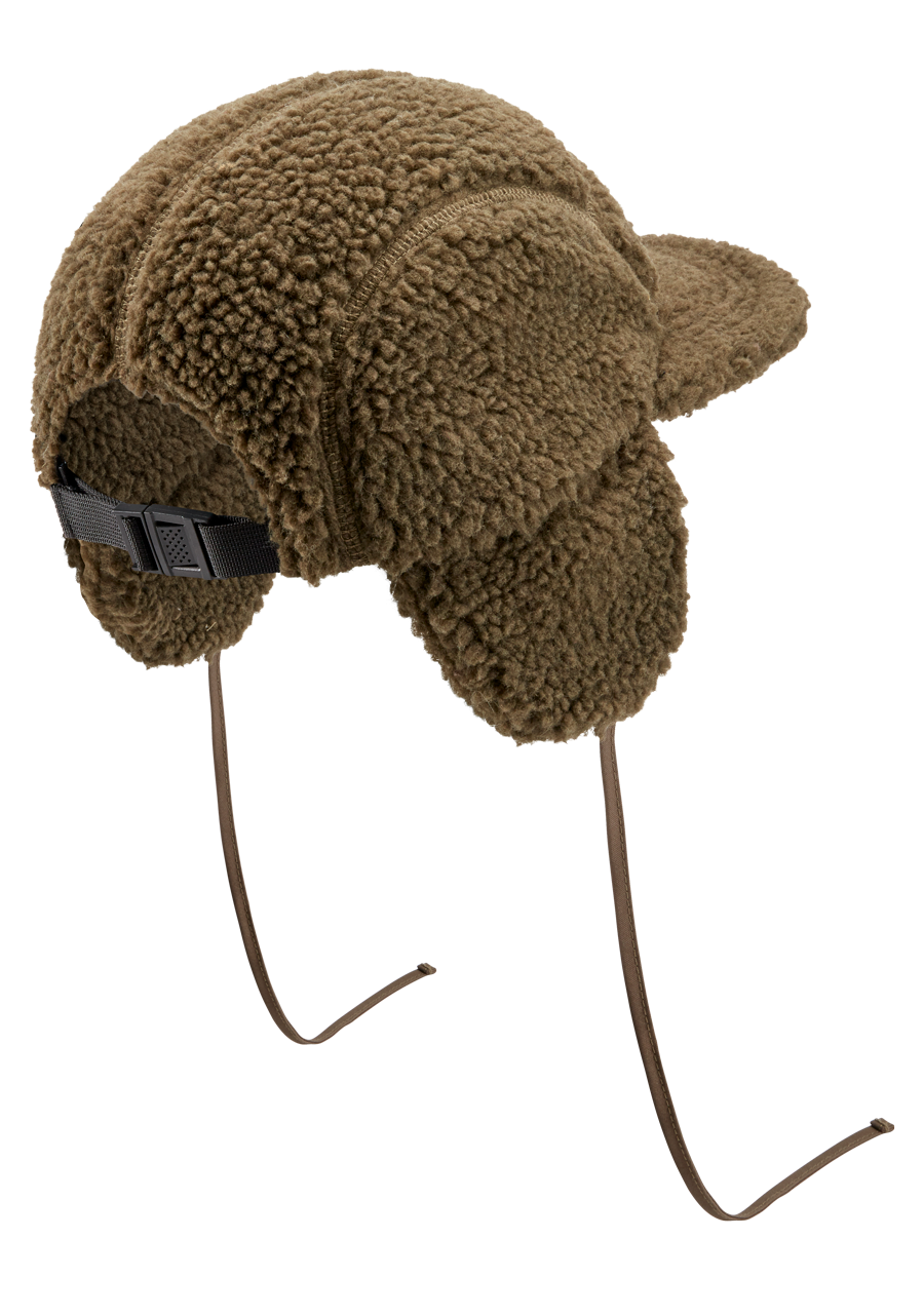 Babs Earflap Cap Olive View 2