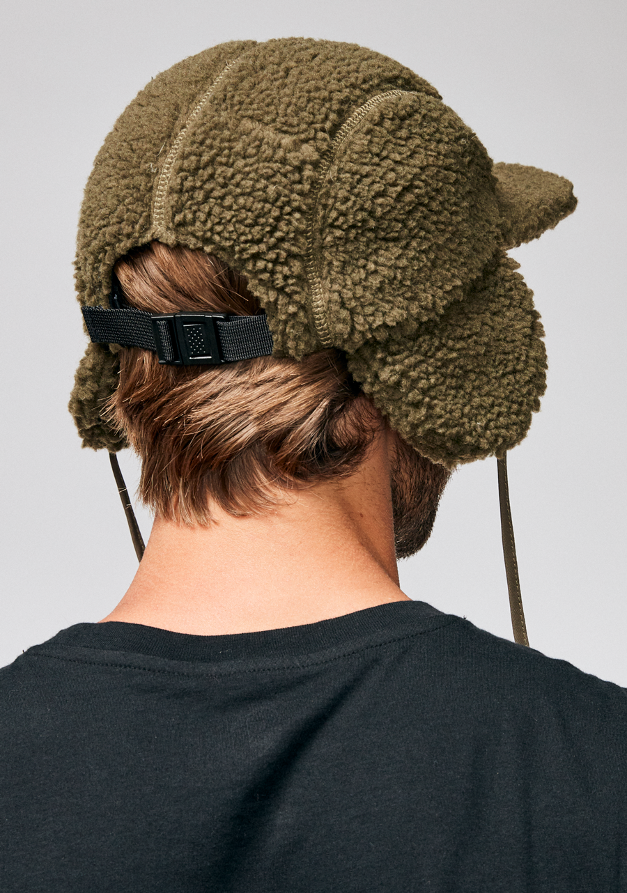 Babs Earflap Cap Olive View 5