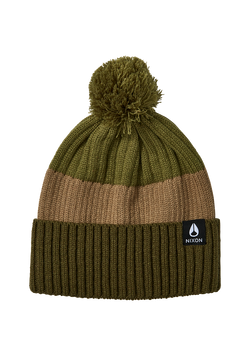 Schrader Pom Beanie - Olive / Multi