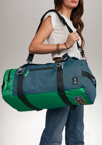 Grateful Dead Escape Duffel 45L Black Blue Green View 13
