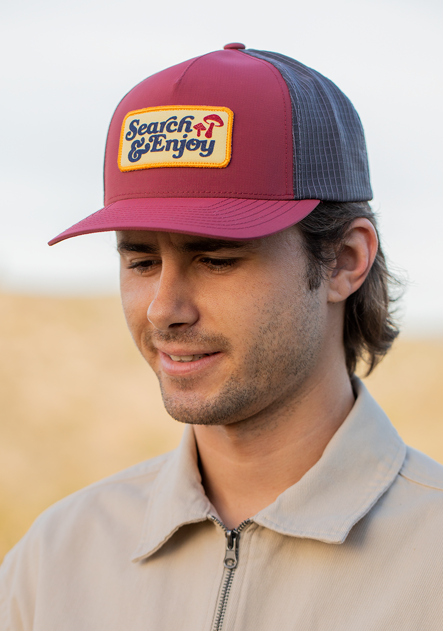 Searchin Trucker Burgundy / Gray