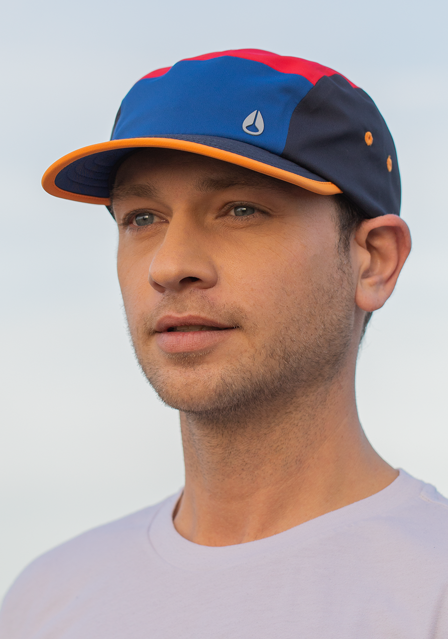 Mikey Tech Strapback Navy Multi View 8