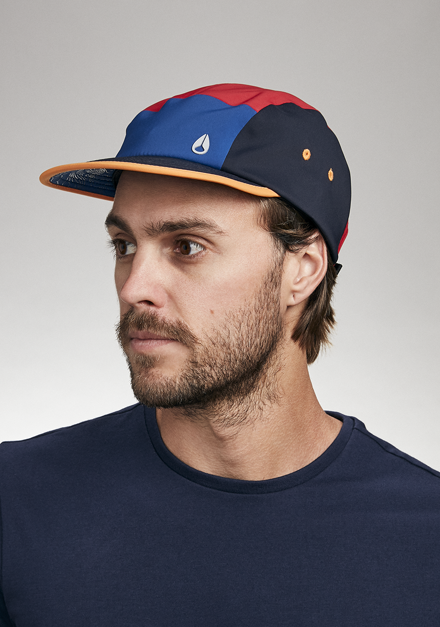 Mikey Tech Strapback Navy Multi View 5