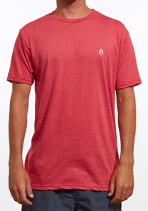 Sparrow T-Shirt - Red Heather View 2