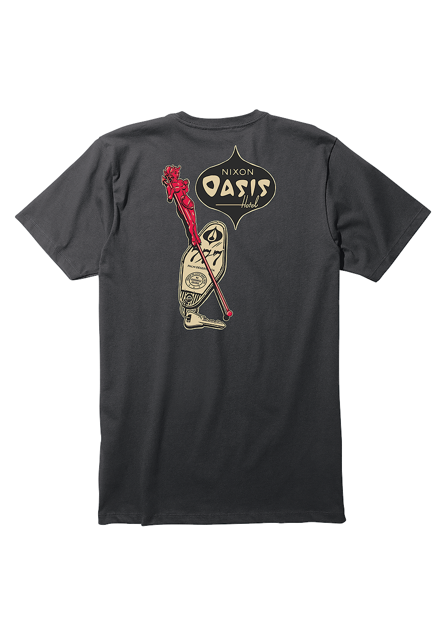 Oasis T Shirt Black View 6