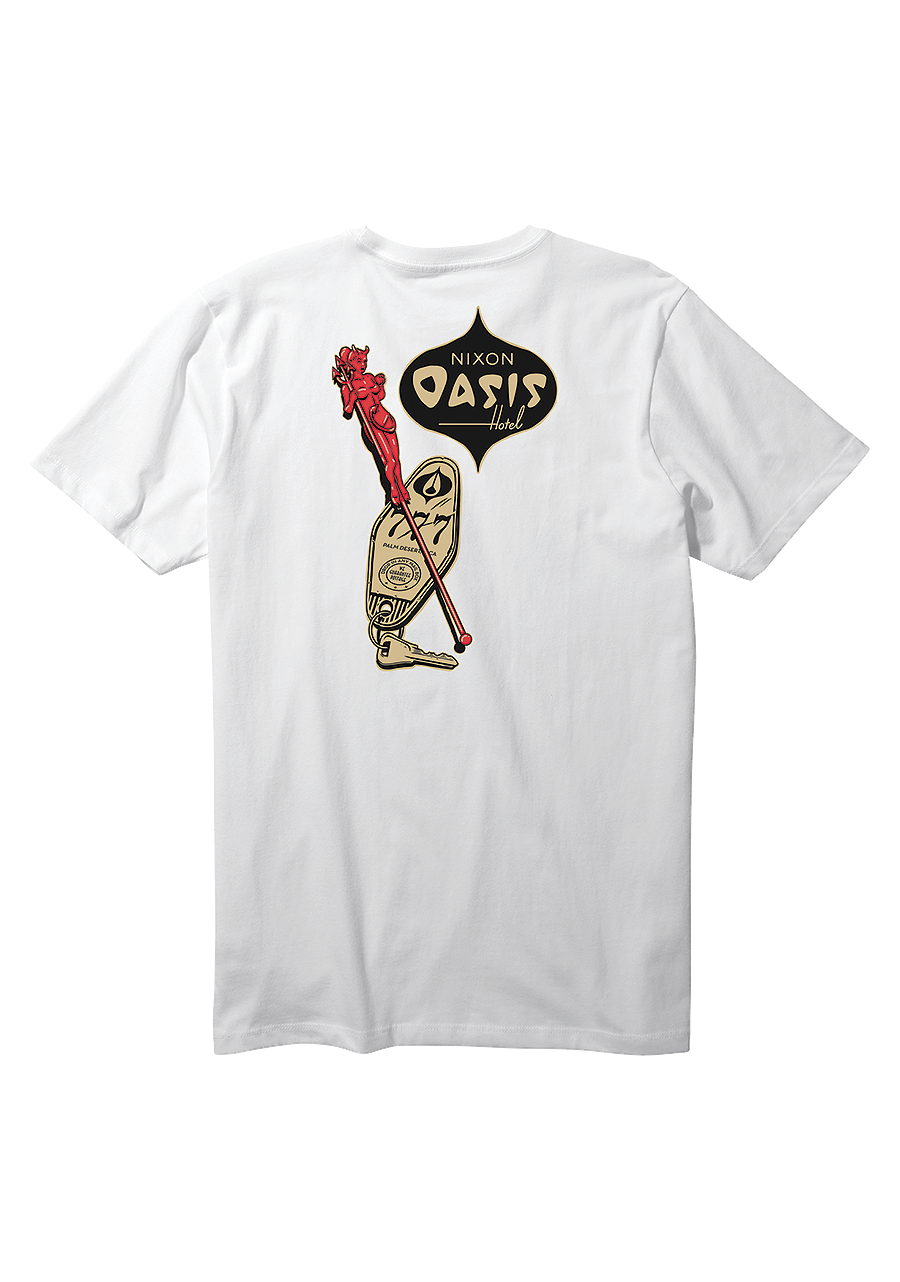 Oasis T Shirt White View 4