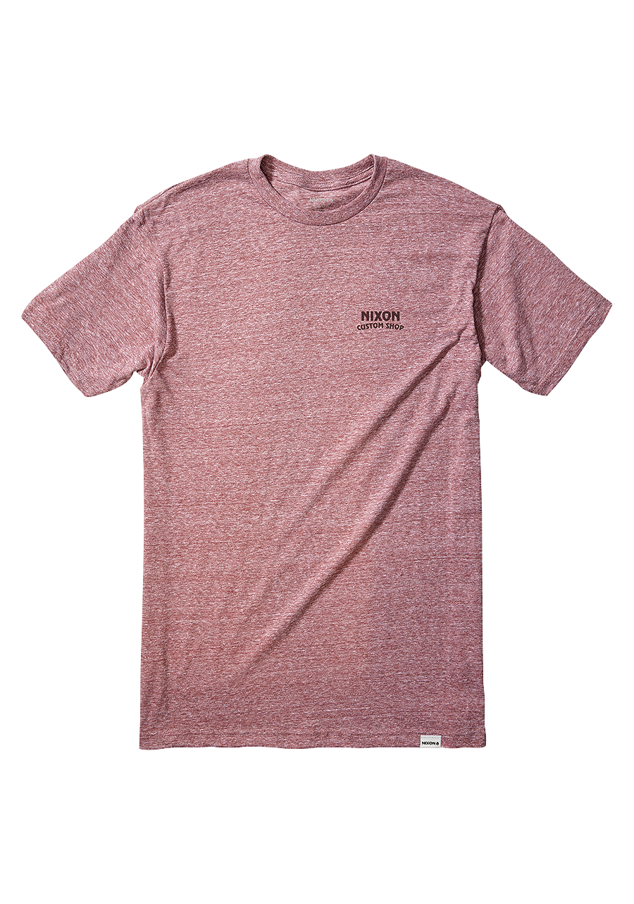 Postern T Shirt Burgundy Heather View 3