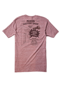 Postern T Shirt Burgundy Heather View 4